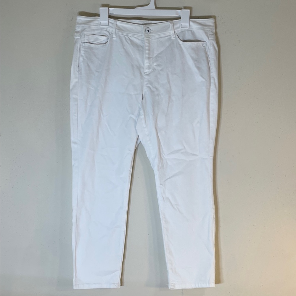 NWT. J. Jill Authentic Fit Slim Ankle Jeans. Plus 16P.